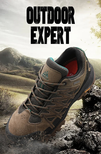 HIKEUP Scarpe outdoor da uomo per escursionismo, sport e tempo libero, scarponcini da trekking in montagna e campeggio, sneaker antiscivolo e resistenti all’usura