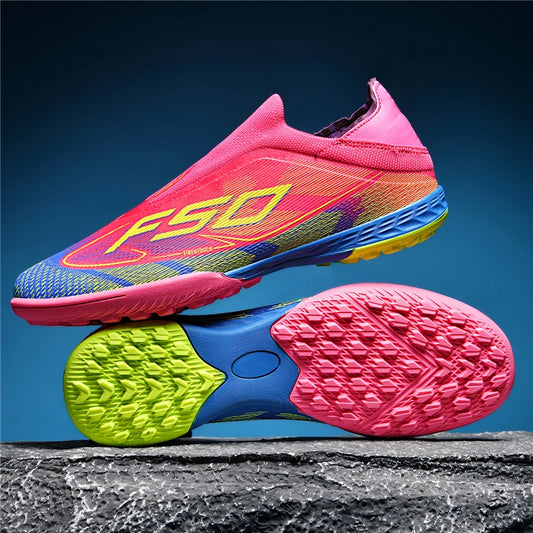 New Men's Football Boots Ultralight Sport Indoor Cleats Soccer Shoes Grass Adult Non-Slip Non Slip Fg Turf Futsal Comfortable