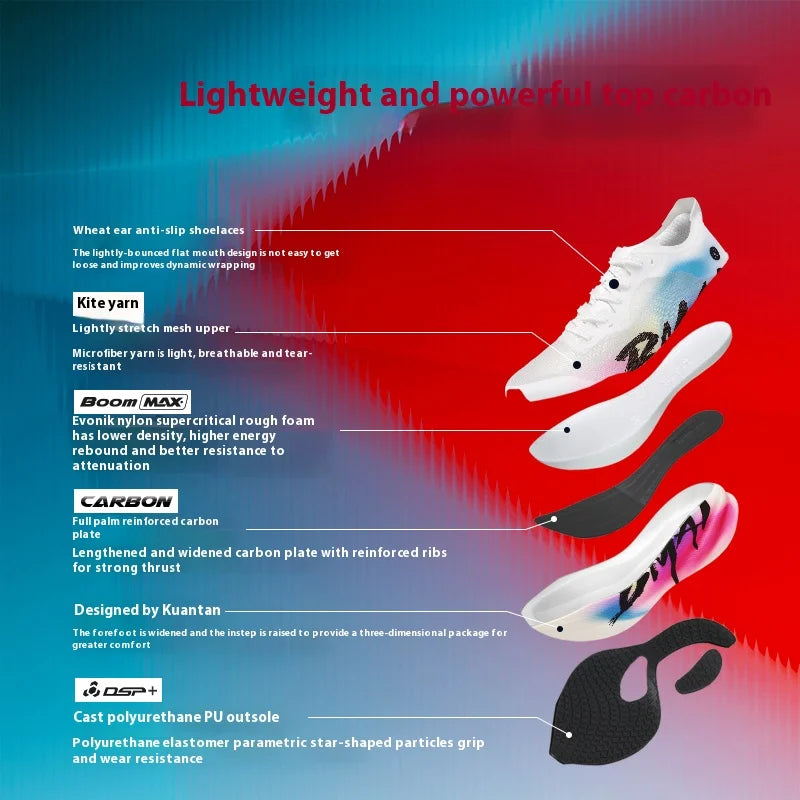 BMAI 3.0 Turbo 42KM Running Shoes for Women Breathable Marathon Sports Shoes Cushioning Sneakers Luxury Designer Trainers