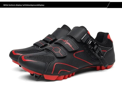 Unisex Hard Sole Cycling Shoes – 4-Season Road Bike Lock Pedal Shoes for MTB Outdoor Sports