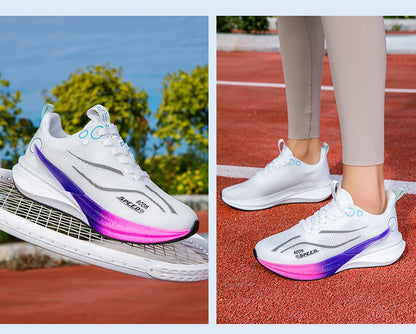 Men's Carbon Board Running Shoes Marathon Long-Distance Running Sports Shoes Support Stable Casual Women's Breathable Running Shoes