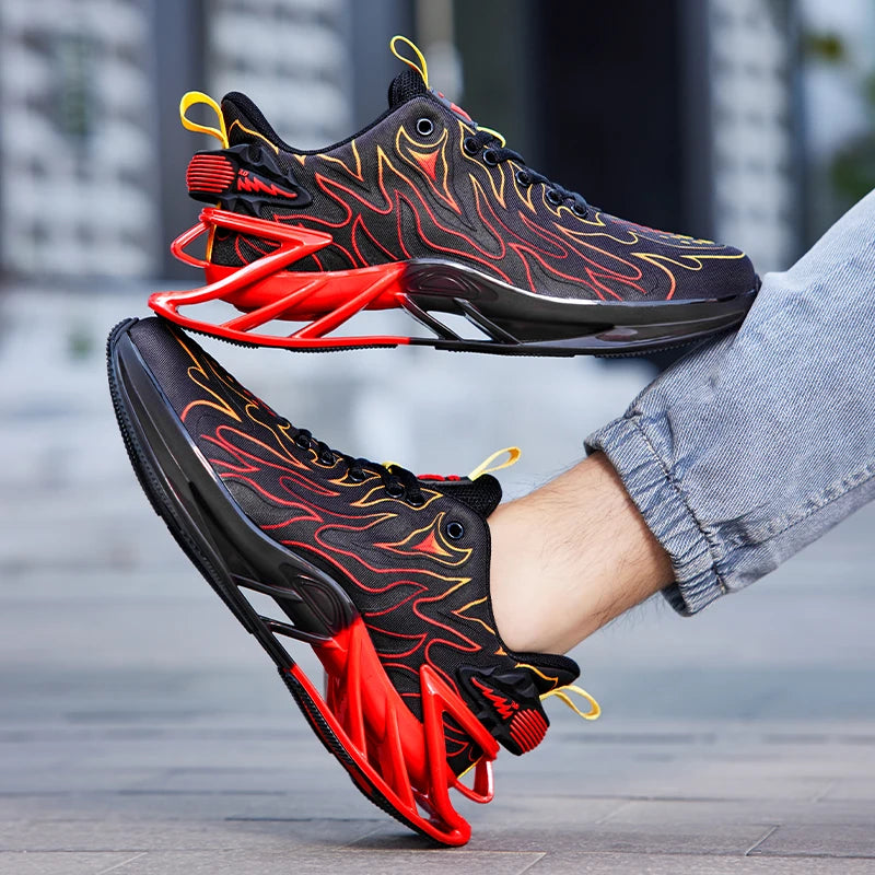 Men's Sneakers Luxury Tennis Casual Trainer Race Breathable Fashion Loafers Running Shoes for Men