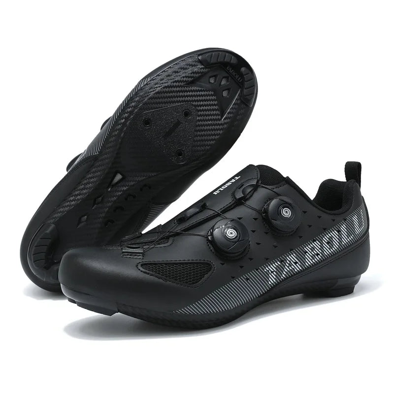 Road Cycling Shoes Flats Cleats Shoes Speed Cycling Sneaker Man Bike Shoes Women Self-Locking Non-slip Mountain Bicycle shoe spd