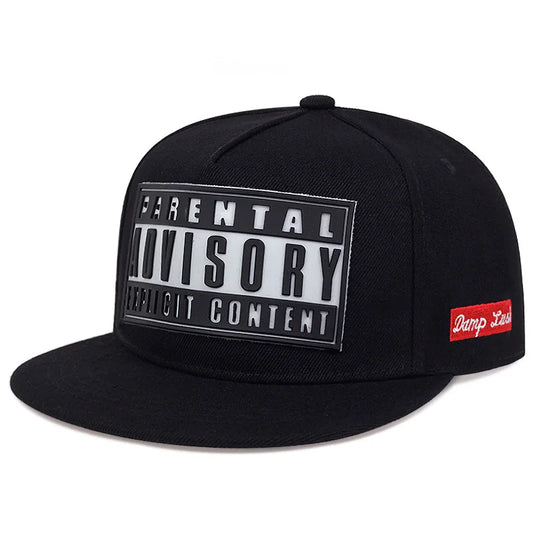 Tide Brand Flat Edge Baseball  Cap Couple ADV Hat Korean Version Trend Offset Printing  Street Hat Sun Protection Letter Hat