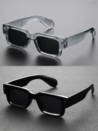 1PC Unisex Square Plastic Frame Trendy Classic Sunglasses For Outdoor Travel UV Protection Accessories