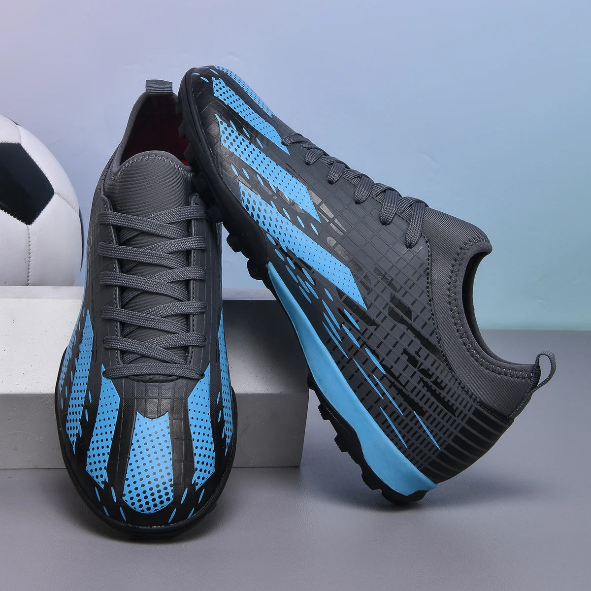 New Men Soccer Shoes Futsal Indoor Football Boots Sport Match Training Kids TF Cleats Grass Ankle Hot-selling High-quality Light