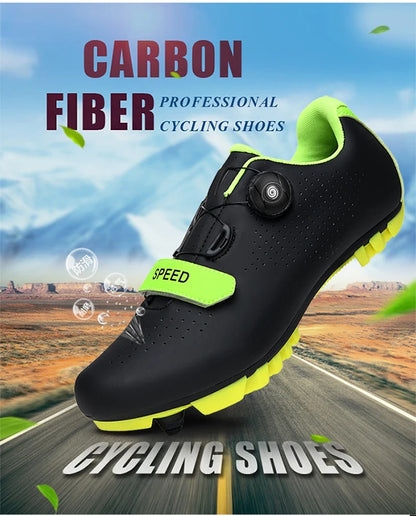 Cycling Sneakers Breathable MTB Shoes for Men and Women Trail Mountain Bicycle Riding Shoes Sport Road Bike Shoes SPD Pedal Cycle Shoes