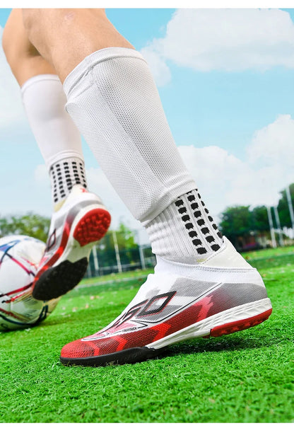 Men's New Indoor TF Football Boots High Quality Training Original Male Breathable Non-Slip Soccer Shoes Turf Futsal Football Shoes