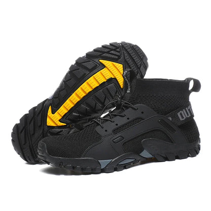 Size 39-47 Men's Aqua Shoes Anti-Slip Male Sneakers Mountain Hiking Shoes Quick-Drying Water Shoes Soft Casual Sneakers 2024