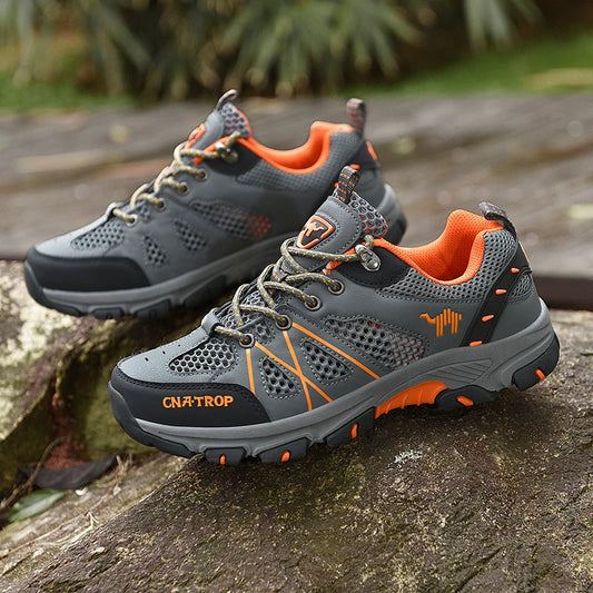 Men's Hiking Shoes Breathable Mesh Sports Single Shoes Summer Outdoor Wear-resistant  Hiking and Hunting Tactical Sports Shoes
