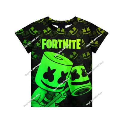 Детски аниме суитшърт с качулка Fortnite, мъжки streetwear хип-хоп спортен стил, ежедневен свободен суитшърт за навън, модерен дизайн