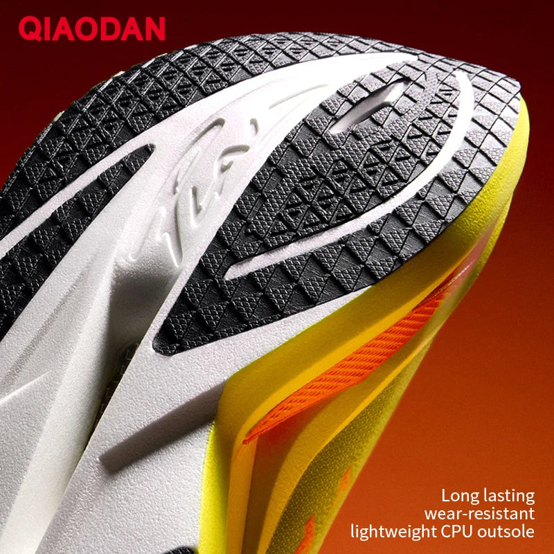 QIAODAN Feiying Plaid 3 Carbon Plate Herren-Laufschuhe 2026 Marathon-Wettkampfsneaker mit Rebound-Dämpfung, Sportschuhe QDB023262290
