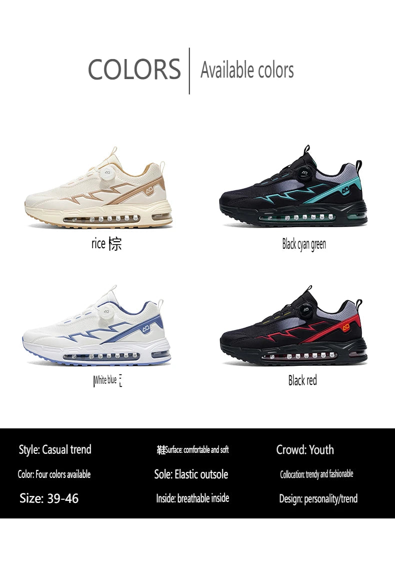 Frühlings- & Sommer-Laufschuhe für Herren – Outdoor-Wanderschuhe, abriebfeste Trailschuhe mit BOA-Verschluss, atmungsaktiver Sport- & Freizeitstil