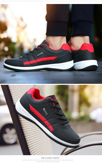 Men's Walking Shoes - Slip-On Tennis Running Shoes Memory Foam Lightweight Work Sneakers for Indoor Outdoor Gym