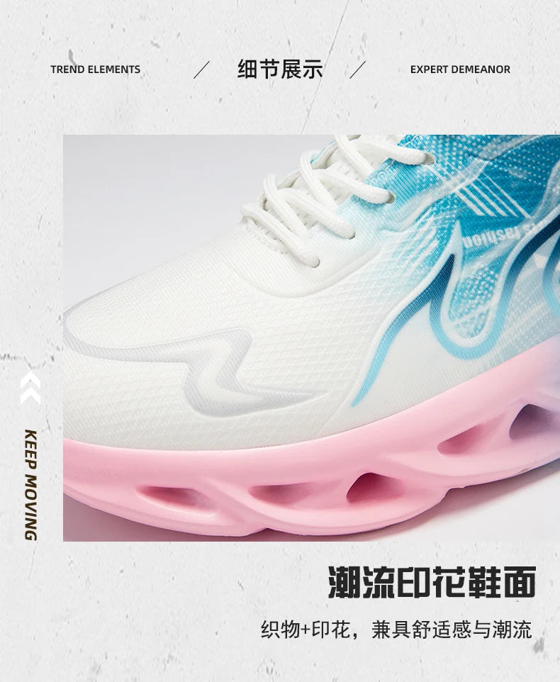Men's Running Shoes Breathable Mesh Sports Shoes Cushioned Casual Sneakers Lightweight Comfortable Tennis Shoes Athletic Footwear