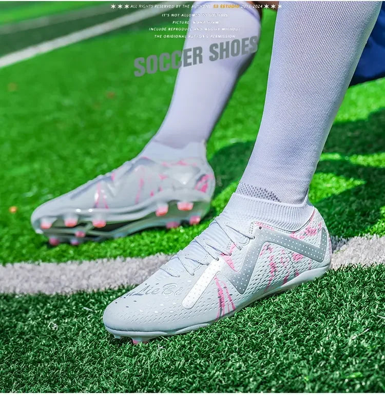 Oversized Football Boots for Youth & Children, Comfortable Flexible Design, Stable Anti-slip Performance for Outdoor Field Sports