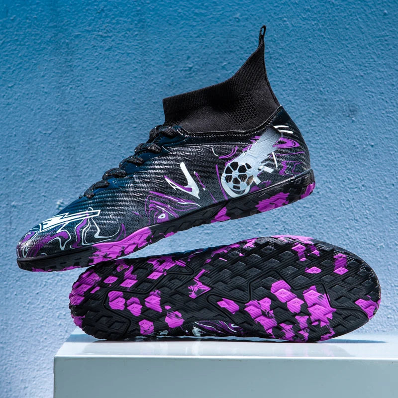 New Men's Professional Soccer Shoes Non-slip Football Boots Unisex Breathable Futsal Sports New Cleats Drop Shipping Ultralight