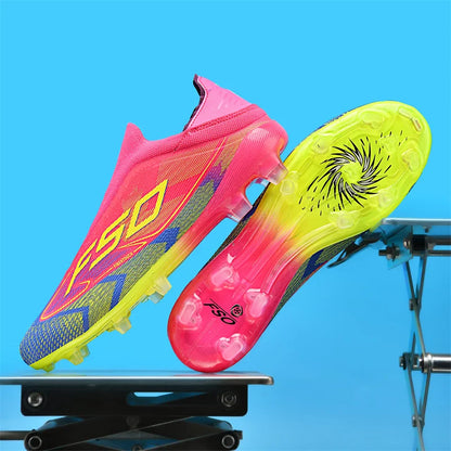 New men's football boots, non-slip high-quality soccer shoes, grass cleats, high-top futsal sneakers, match indoor hot-selling outdoor