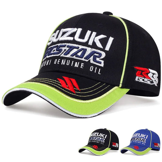 Suzuki Star Embroidery Baseball Cap 2026 Popular Motorcycle Racing Casual Fashion Sun Hat Duckbill Cap for Men Women