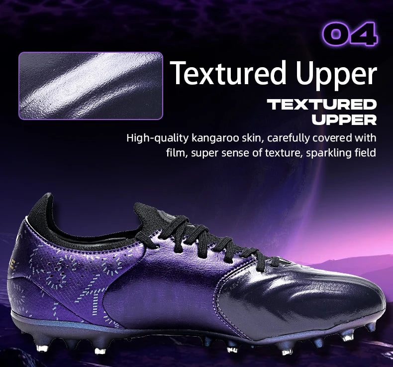 Kelme Kangaroo Leather Mg Soccer Shoes Professional Match Sports Football Shoes Outdoor Anti Slip Football Boots