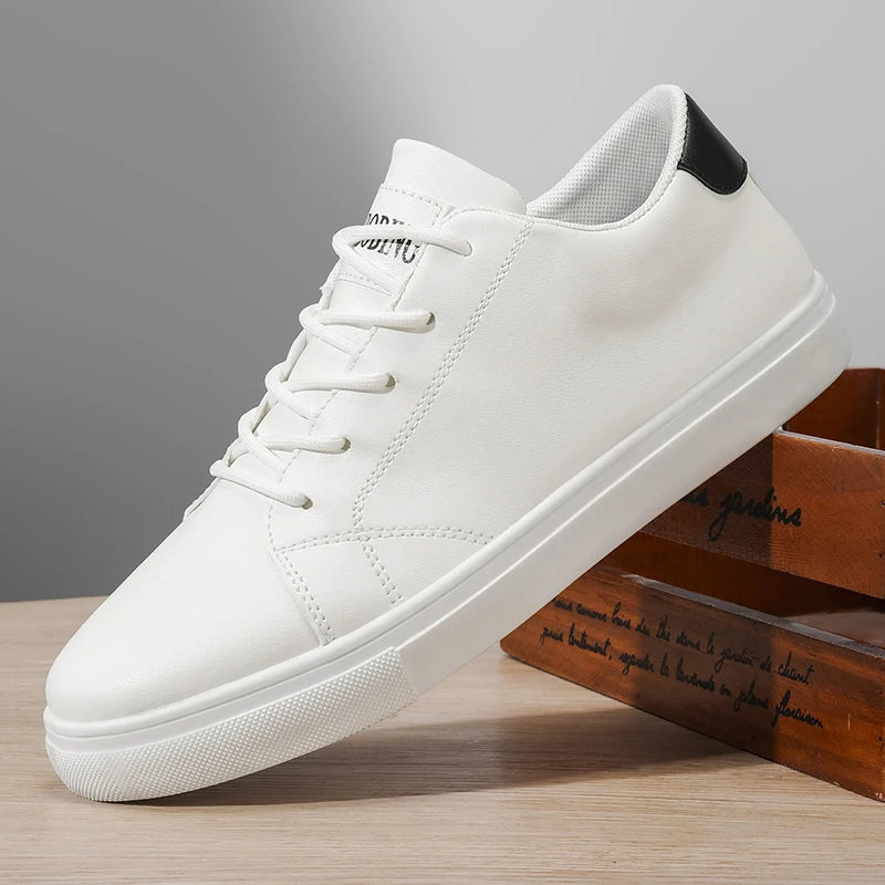 2026 Spring and Autumn Large Size New Trendy Men's Shoes Korean Style Breathable Versatile White Shoes Running Youth Casual Sports Shoes