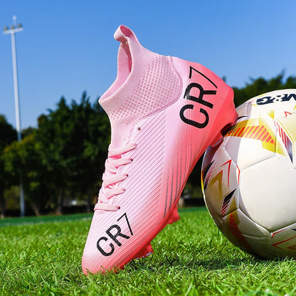 New Men Football Boots Hot Sale Professional Futsal High-Quality Soccer Shoes Cleats Women Unisex Ultralight TF/FG Sneakers