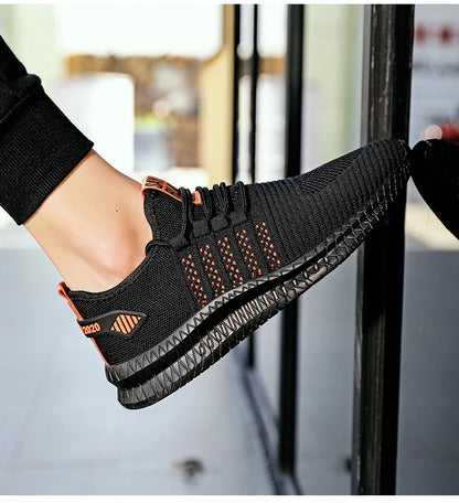 Fashion Sneakers Lightweight Men Casual Shoes Breathable Male Footwear Lace Up Walking Shoe Mens Casual Summer Shoes