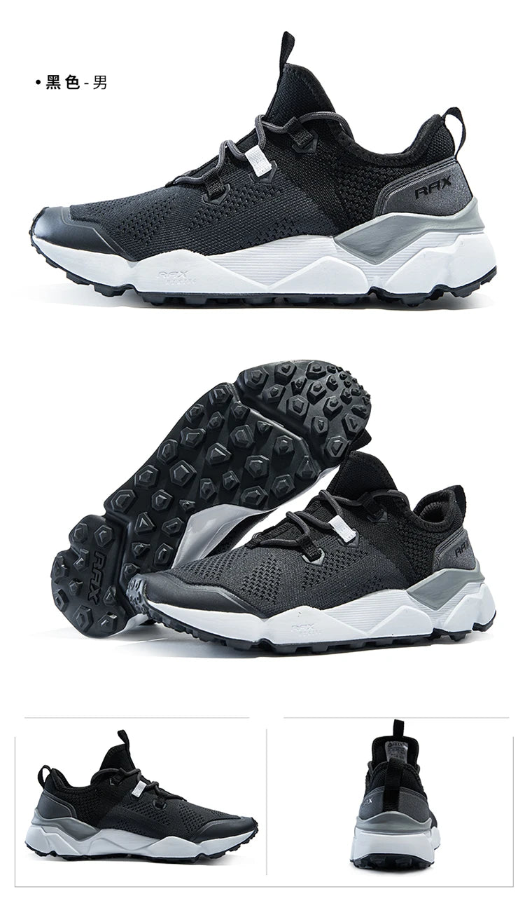 RAX Outdoor Breathable Hiking Shoes Men Lightweight Walking Trekking Wading Shoes Sport Sneakers Men Outdoor Sneakers Male