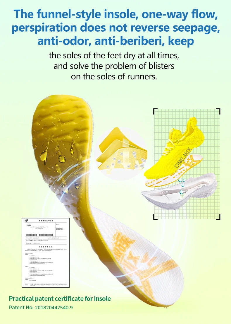 ONEMIX Carbon Plate Marathon Running Racing Shoes Professional Stable Support Shock-Relief Ultra-Light Rebound Sport Sneakers