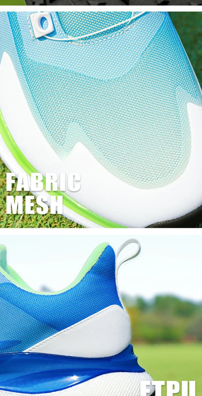PGM Men Golf Shoes Ultra Soft Sole Knob Shoelaces Breathable Anti Slip Outdoor Sports Sneakers XZ412
