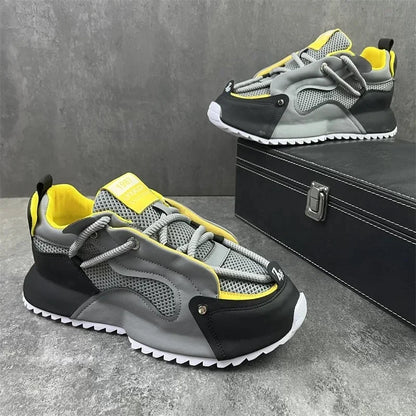Size 48 Summer Men’s Shoes, 2026 New Men’s Mesh Breathable Sneakers, Height Increasing Sports Comfortable Casual Shoes for Men