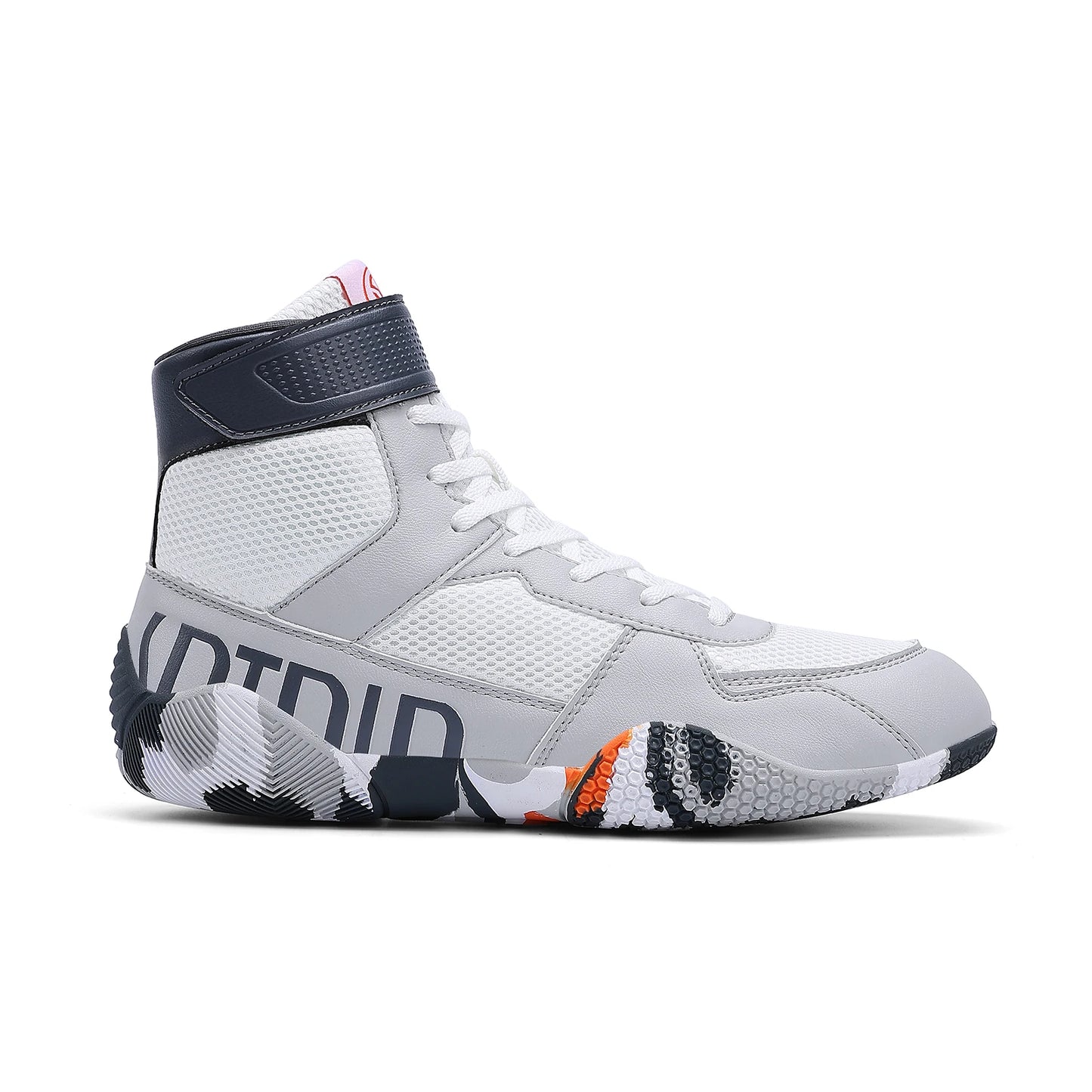 New Men's Large Wrestling Shoes Mesh Breathable Boxing Shoes Anti-Slip Wear-Resistant Sneakers Fashionable Casual High Sport Shoes