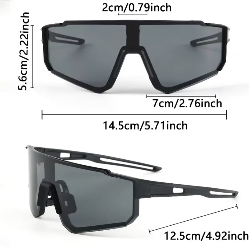 1pc Men'S Large Frame Fashion Glasses Lightweight & Durable for Daily Life & Activities