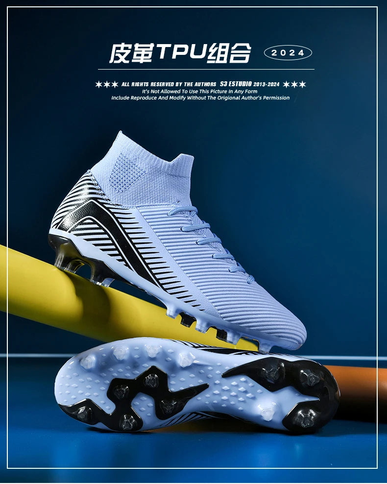 New Men's Professional Soccer Shoes Non-slip Football Boots Unisex Breathable Futsal Sports New Cleats Drop Shipping Ultralight