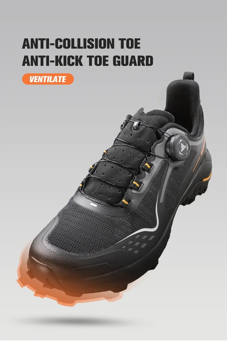 HUMTTO Men's Sneakers Luxury Designer Trail Shoes for Men Anti-slip Sports Hiking Sneaker Man Breathable Outdoor Trekking Boots