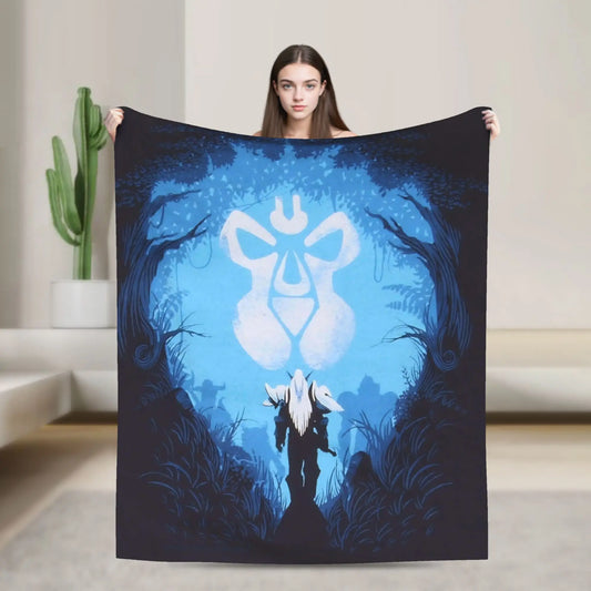 WOW World of Warcraft antklodės, kokybiški minkšti patalynės pledai žiemai, naujoviška lovatiesė vaikų miegamajam