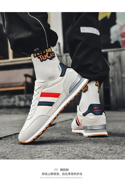 Scarpe da uomo di tendenza Forrest Gump, versatili scarpe sportive e casual da uomo per lo street fashion