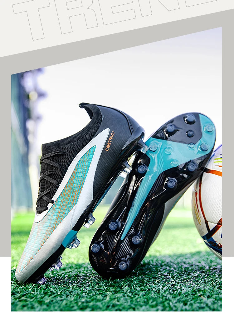 2026 New Men Soccer Cleats Breathable Lightweight Football Boots Anti-Slip Training Shoes Outdoor Sport Sneakers