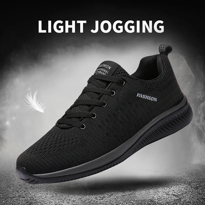 Atmungsaktive leichte Herren-Laufschuhe – bequeme Casual-Schuhe, Outdoor-Slipper und Walking-Sneaker