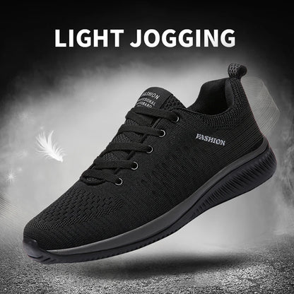 Atmungsaktive leichte Herren-Laufschuhe – bequeme Casual-Schuhe, Outdoor-Slipper und Walking-Sneaker