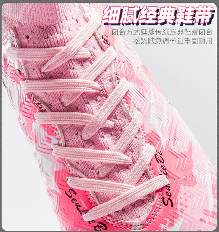 Size 34-46 Men's FG/TF Football Boots Futsal Professional Unisex Kids Soccer Training Outdoor Boys Football Sneakers