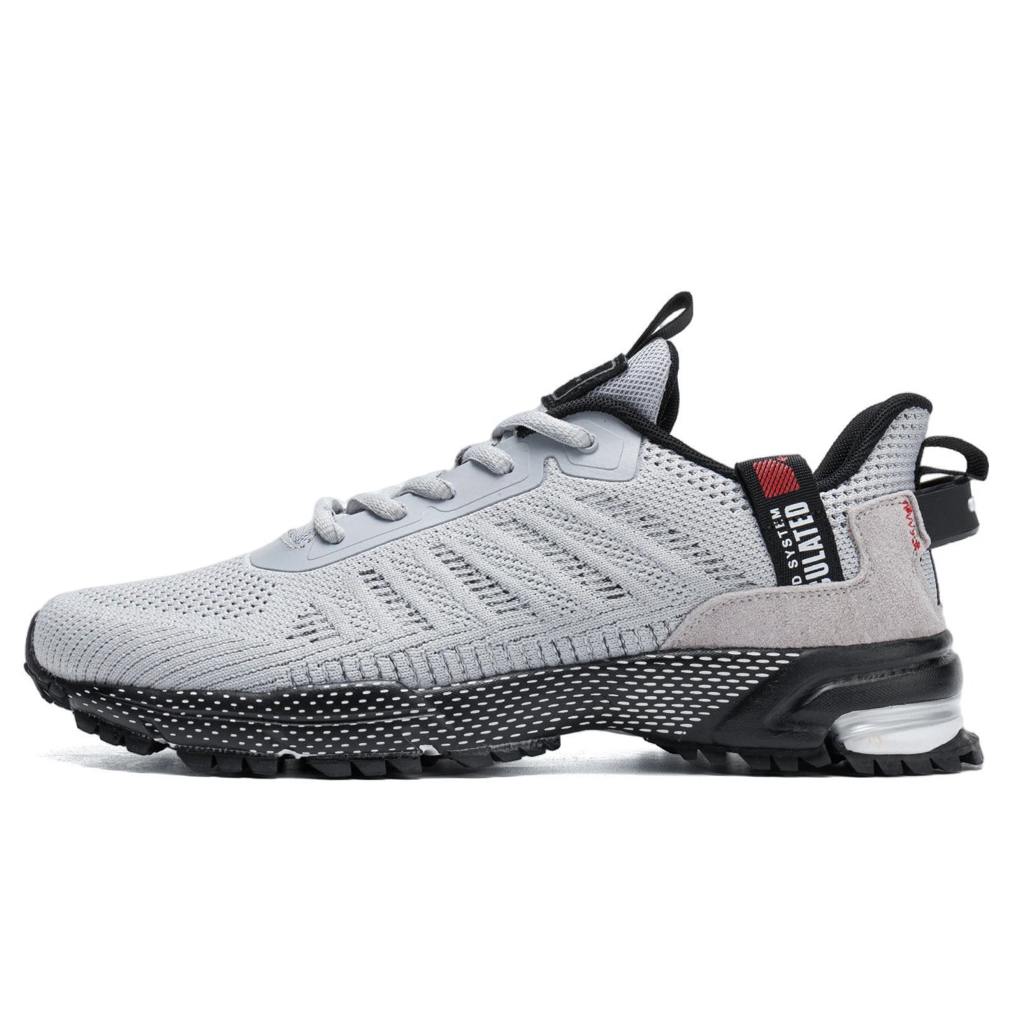 Baasploa Men's Running Shoes Brand, Male Designer Mesh Casual Sneakers, Lightweight Lace-Up New Male Outdoor Sports Tennis Shoes