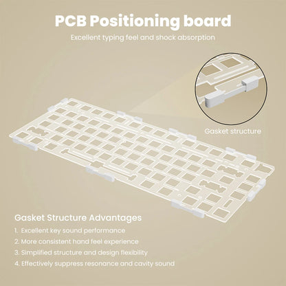 RK ROYAL KLUDGE R98Pro Gasket Wired Mechanical Keyboard 98 Keys RGB Hot-swappable Pluggable Button Gamer Keyboard PBT Keycaps