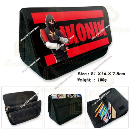 3-teiliges Set Fortnite-Gaming-Rucksack, Anime-Cartoon, große Kapazität, Schultaschen für Schüler, Federmäppchen, Kawaii-Lunchbag, Geburtstagsgeschenke