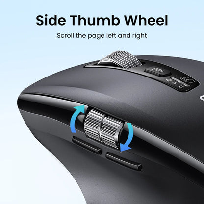 UGREEN  Wireless Mouse Hyper-Fast Scroll Bluetooth 5.4 2.4G Ergonomic 5000DPI for MacBook Tablet Laptops Computer PC Mice