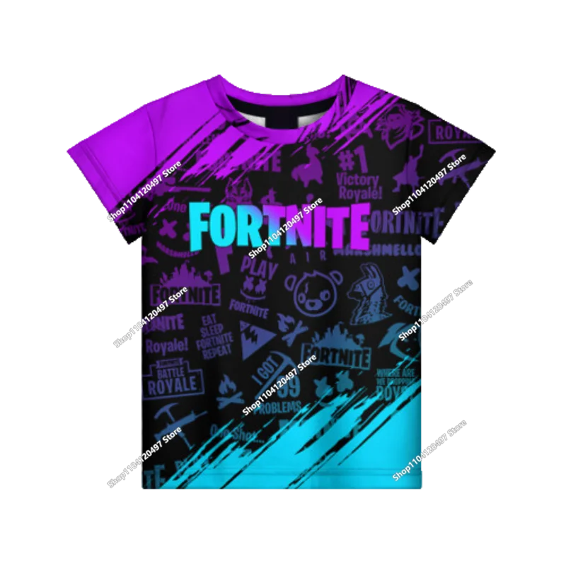Neues Fortnite 3D-digital bedrucktes Kapuzensweatshirt für Kinder – modischer, trendiger Casual-Pullover, Geburtstagsgeschenk