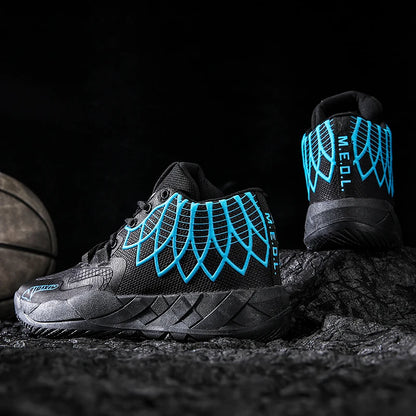 Youth Basketball Shoes for Actual Combat, Outdoor Comfortable Cushioning, Wear-Resistant, Fashionable, Breathable, High Quality