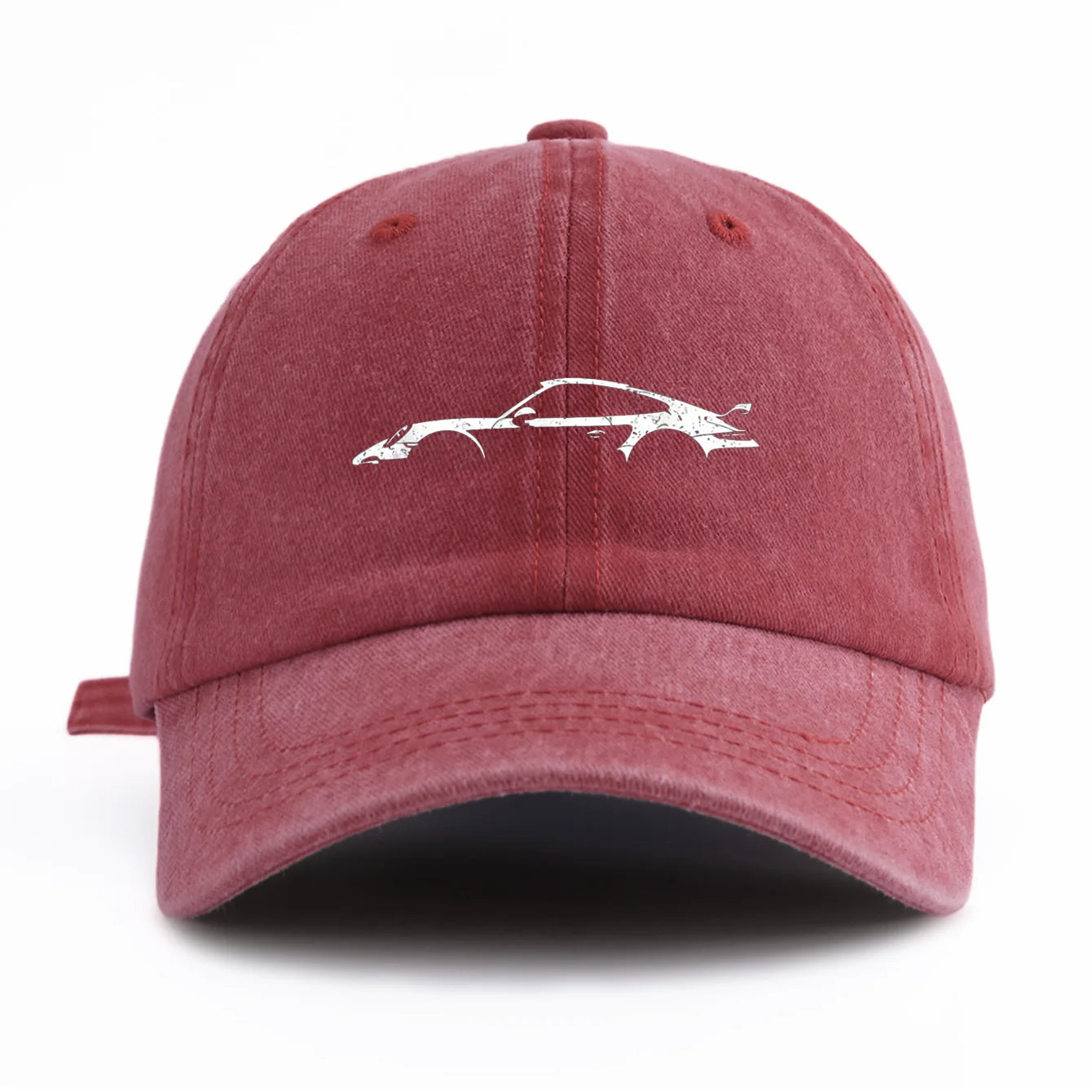 1pc 911 Print Washed Baseball Cap for Adults,  Minimalist Retro Style Casual Soft Adjustable Dad Hat, Perfect As Gift