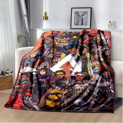 GAME APEX LEGENDS Blanket Lightweight Quilt Keep Warm Fabric Cute Blanket Bed Sofa Home Office Available in all seasons