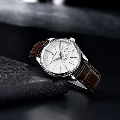 PAGANI Design PD1689 Men's Quartz Watch Japan VH65 Movement Sapphire Glass Leather Strap 20Bar Waterproof Men's Wristwatch